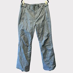 Columbia Snow‎ Pants Womens Medium GRAY Activewear Insulated